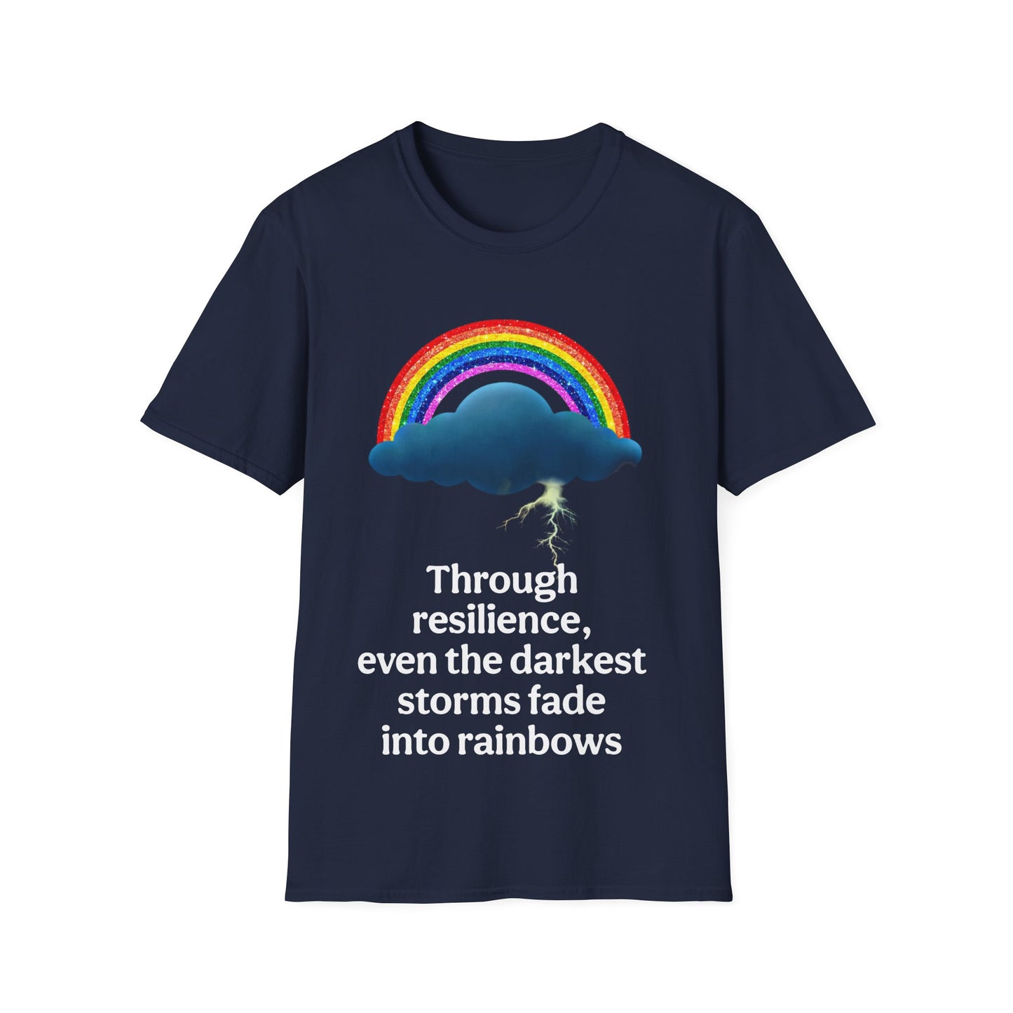 Rainbow Cloud Collection T-Shirts – Mental Health Awareness & Hope-Inspired Tees