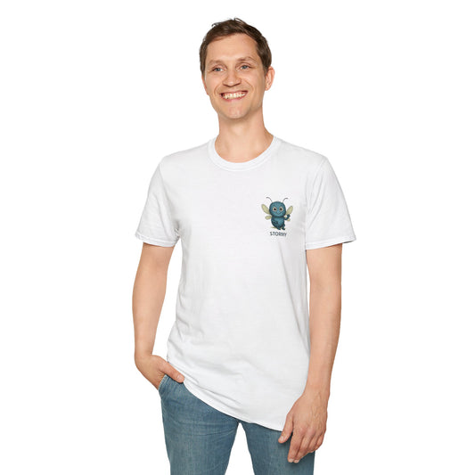 Stormy Character T-Shirt – Storm Mosquitos Apparel – Depression Awareness Shirt - front
