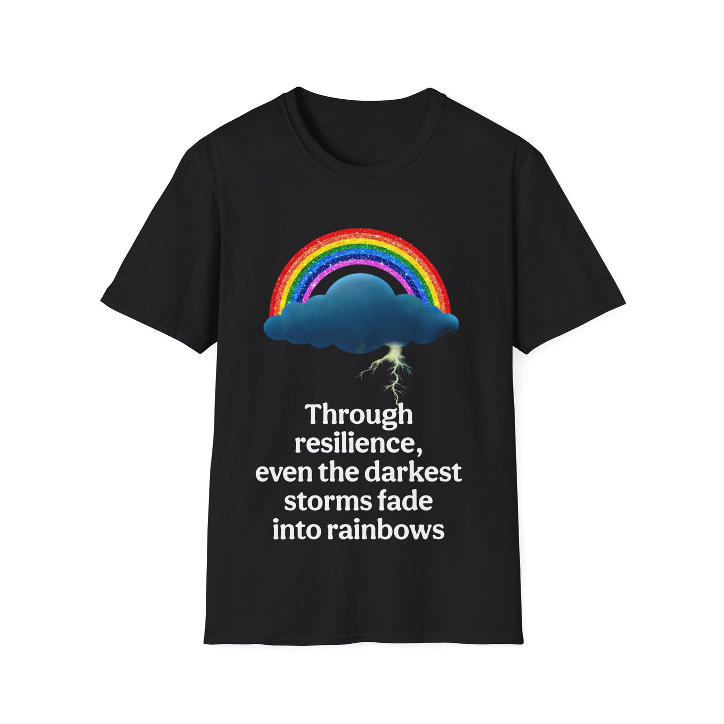 Rainbow Cloud Collection T-Shirts – Mental Health Awareness & Hope-Inspired Tees