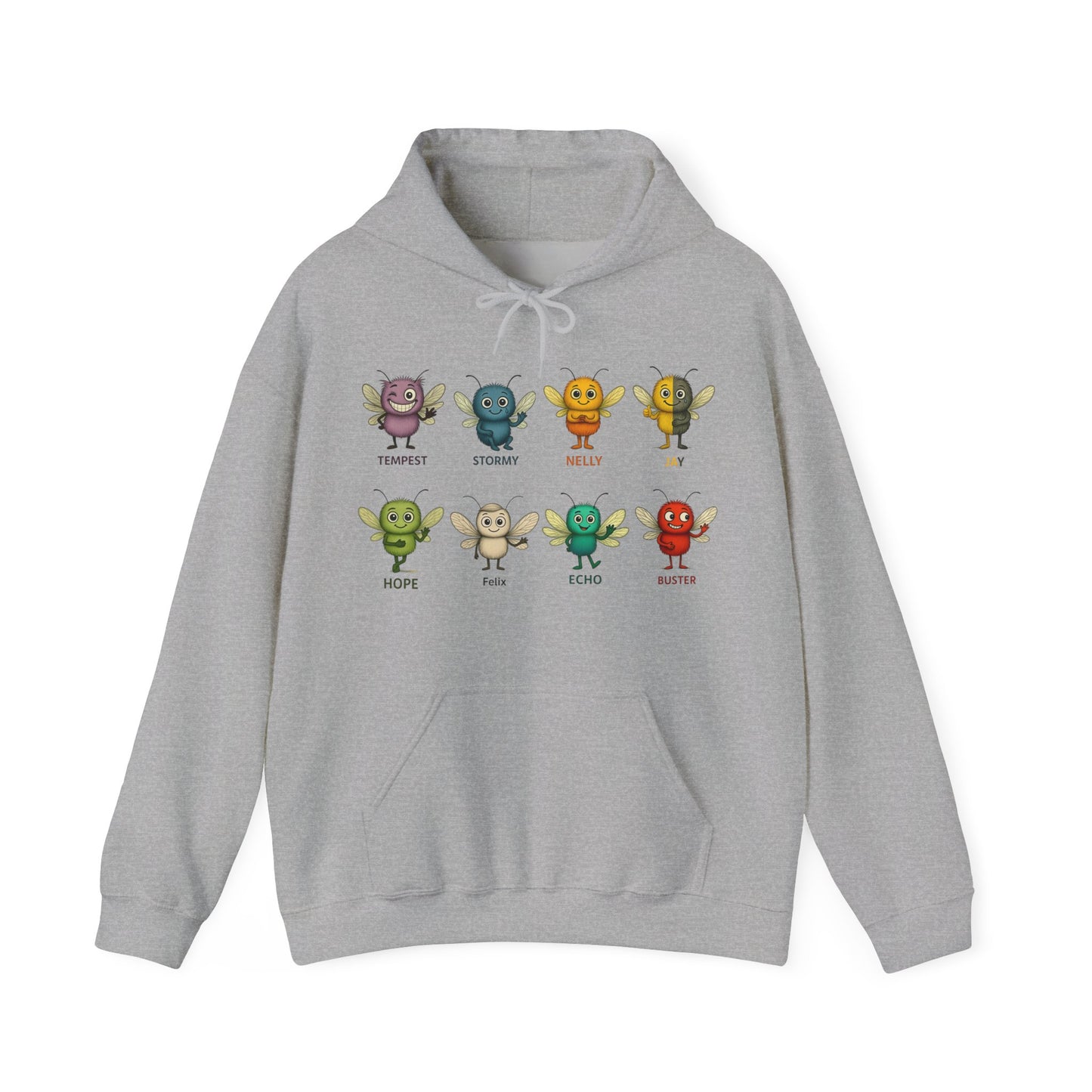 Storm Mosquitos - Hoodie - Mental Health Awareness Collection | All Characters Together