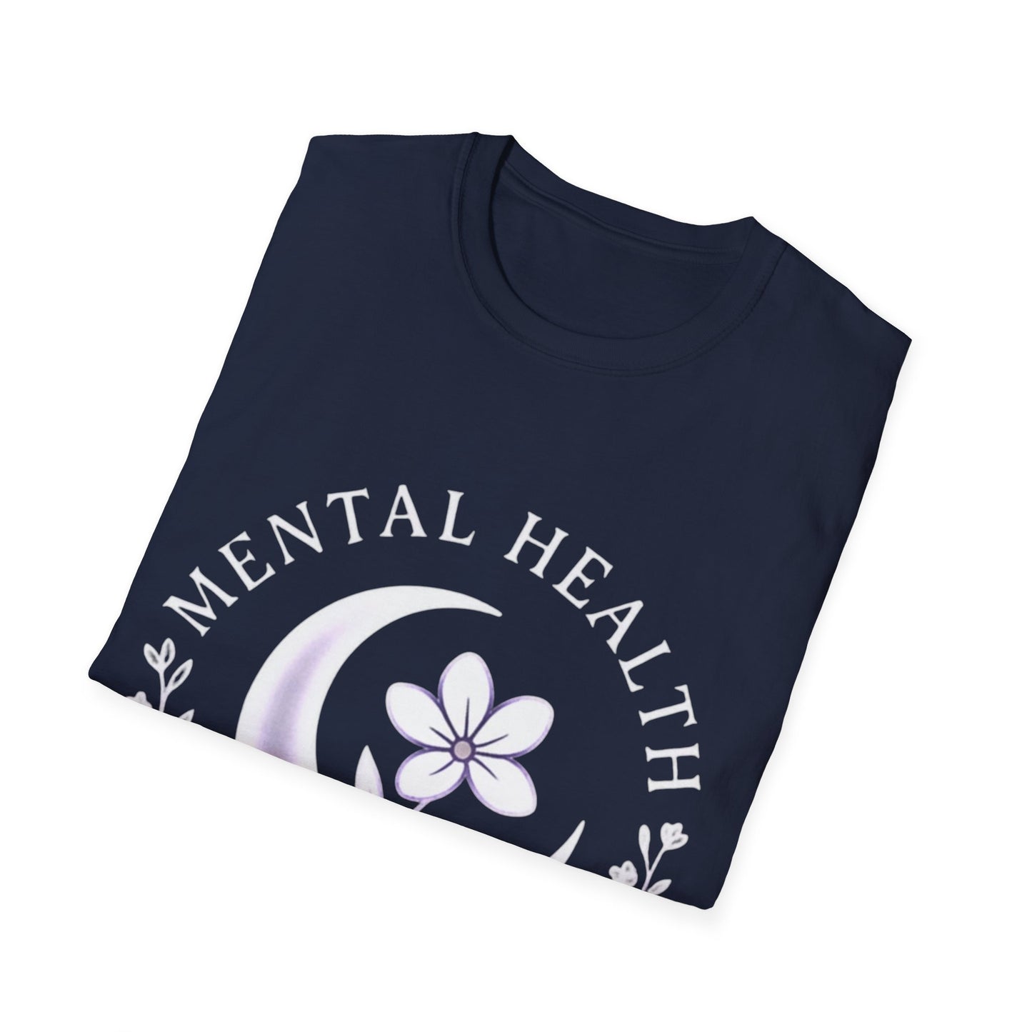 Mental Health Musings Logo T-Shirt – Unisex Black & Navy | Awareness Apparel