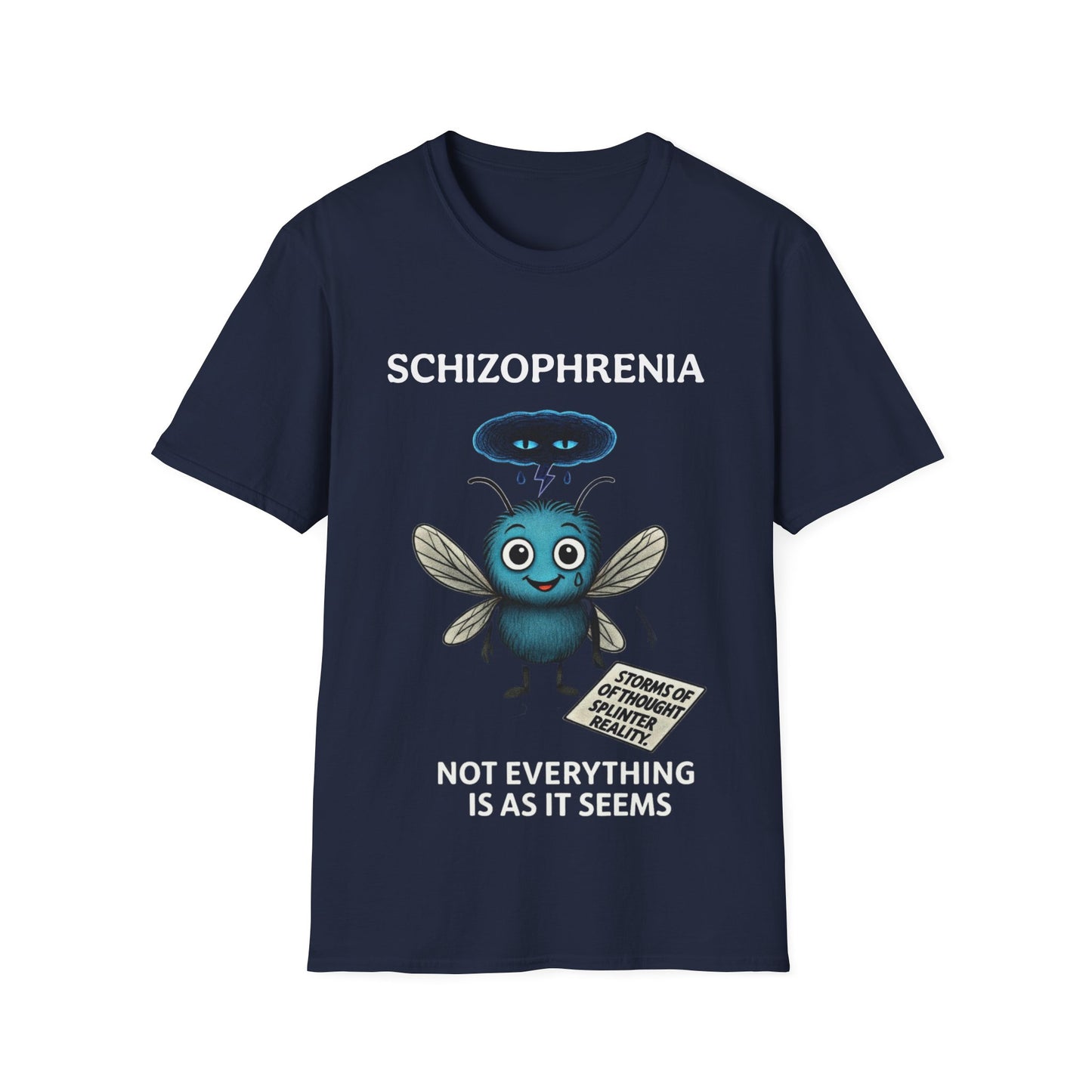 Schizophrenia Awareness T-Shirt – Not Everything Is As It Seems | Mental Health Support Tee