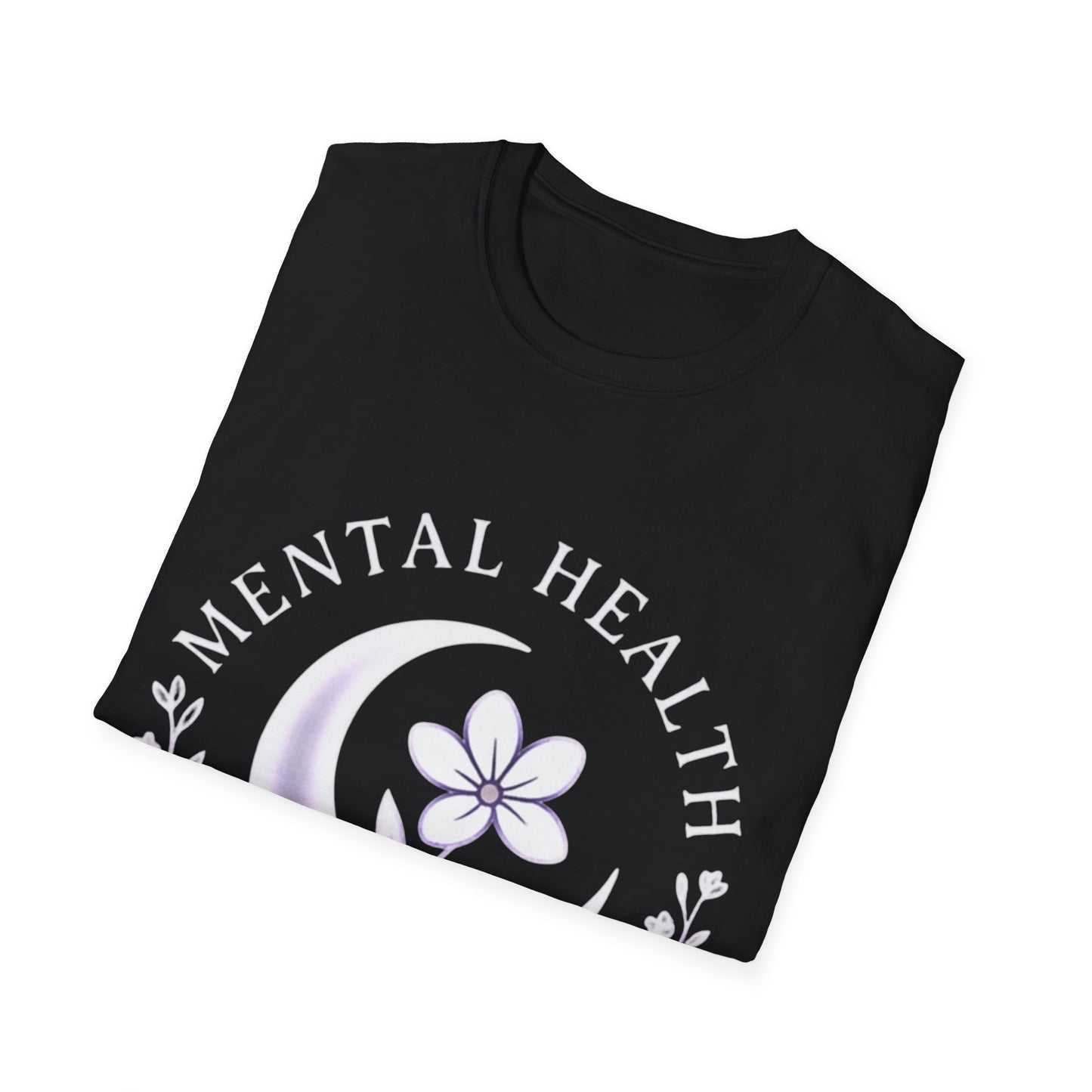 Mental Health Musings Logo T-Shirt – Unisex Black & Navy | Awareness Apparel