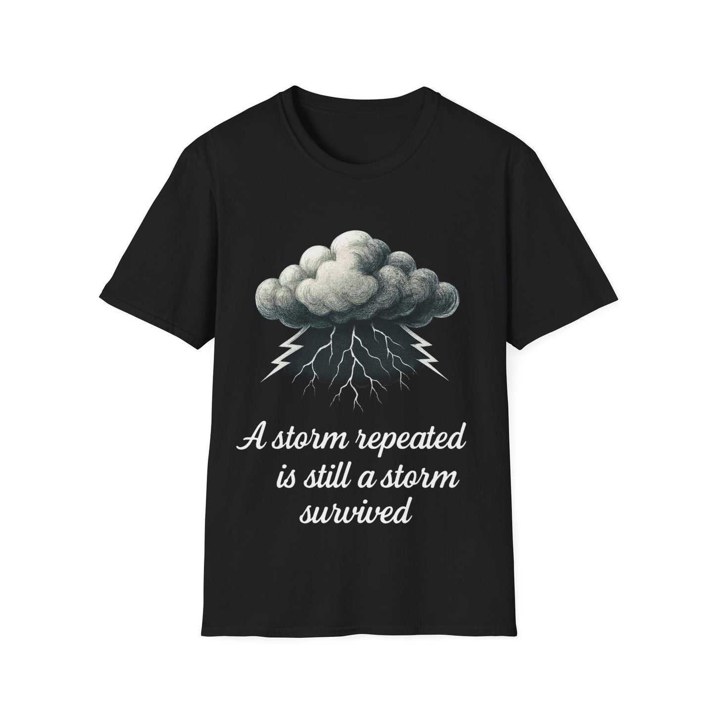 Storm Cloud Collection T-Shirts – Mental Health Awareness & Resilience Tees