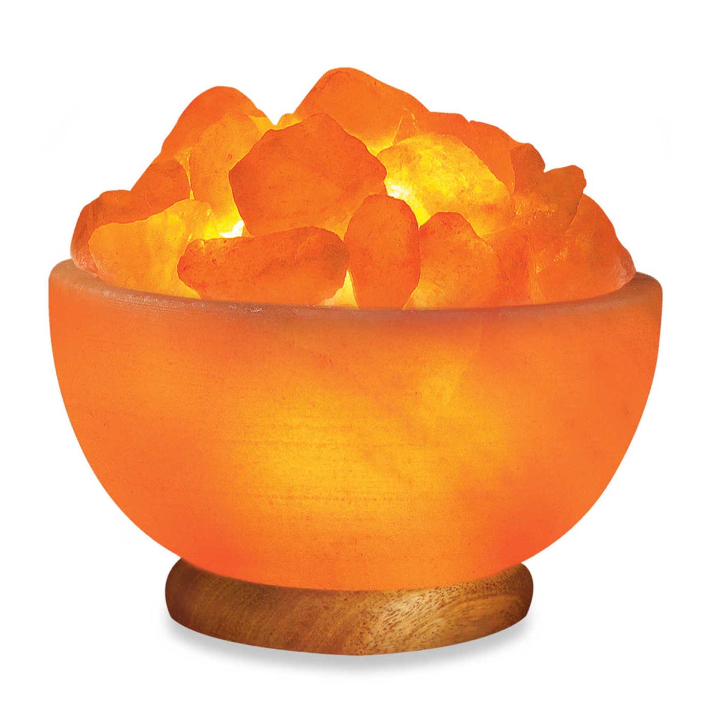 Himalayan Pink Salt Lamp – Hand-Carved Natural Crystal Rock with 12W Light | Calming Glow for Relaxation & Wellness