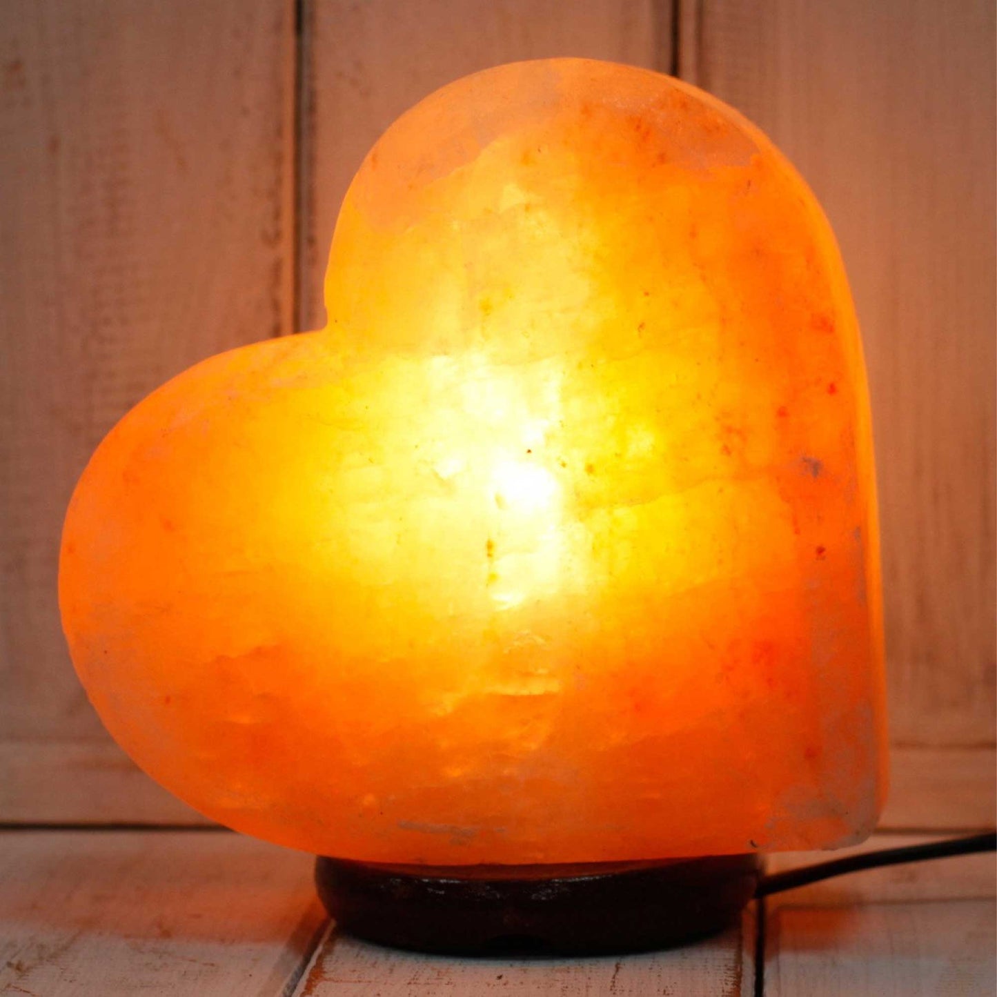 Himalayan Pink Salt Lamp – Hand-Carved Natural Crystal Rock with 12W Light | Calming Glow for Relaxation & Wellness