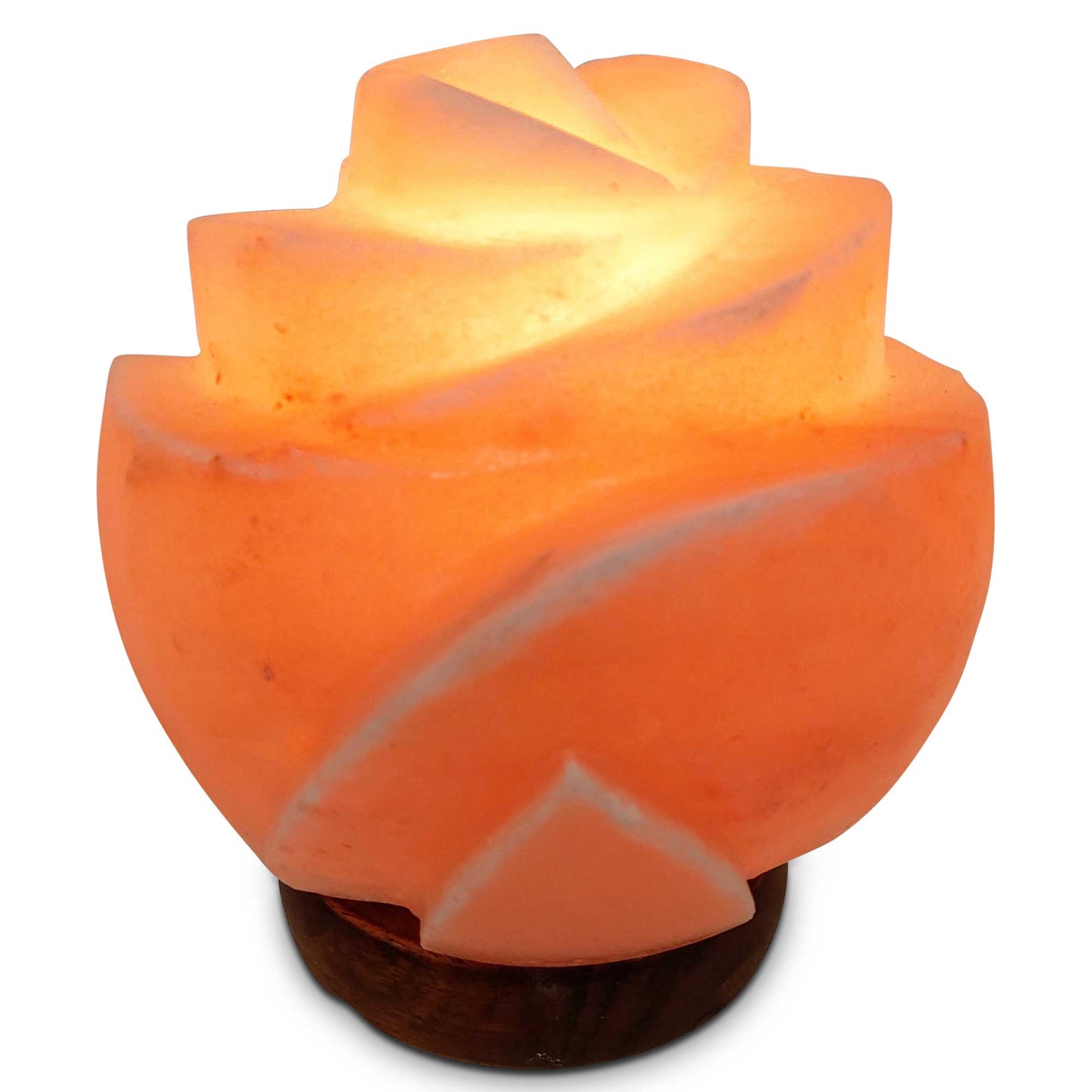 Himalayan Pink Salt Lamp – Hand-Carved Natural Crystal Rock with 12W Light | Calming Glow for Relaxation & Wellness
