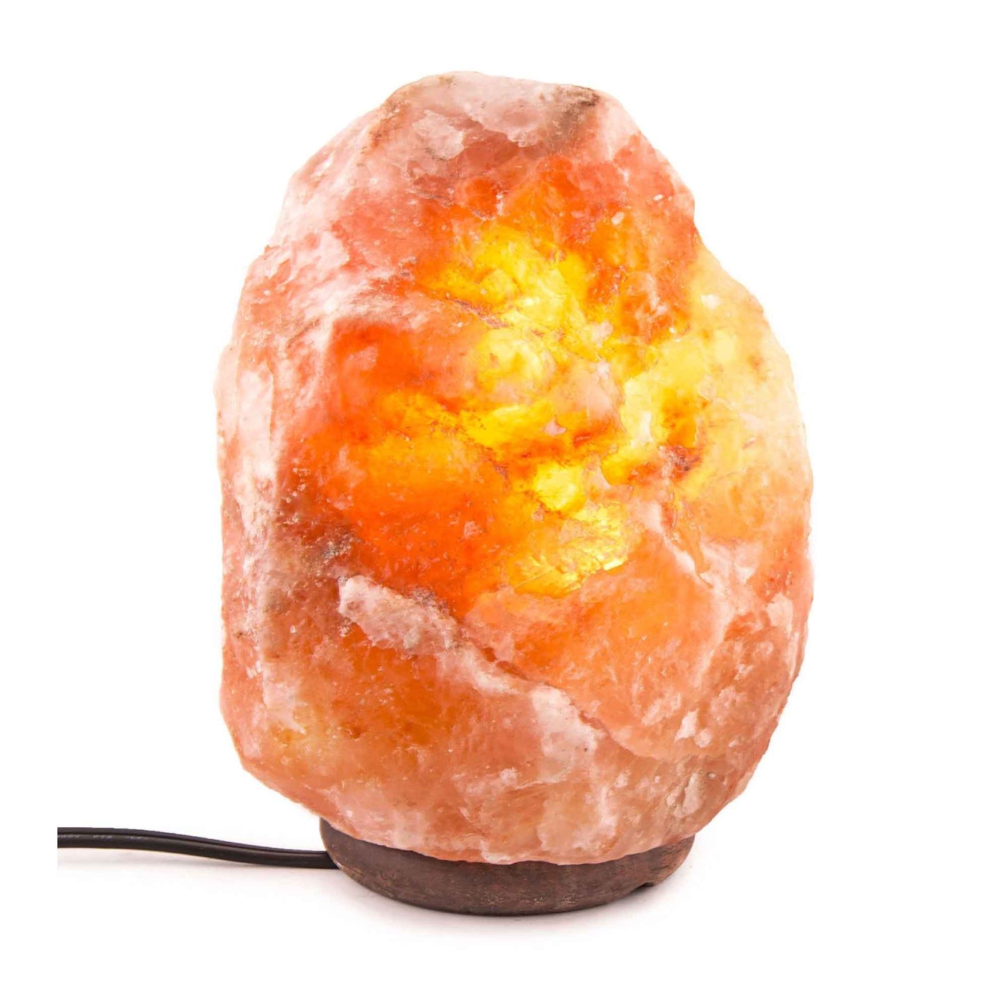 Himalayan Pink Salt Lamp – Hand-Carved Natural Crystal Rock with 12W Light | Calming Glow for Relaxation & Wellness