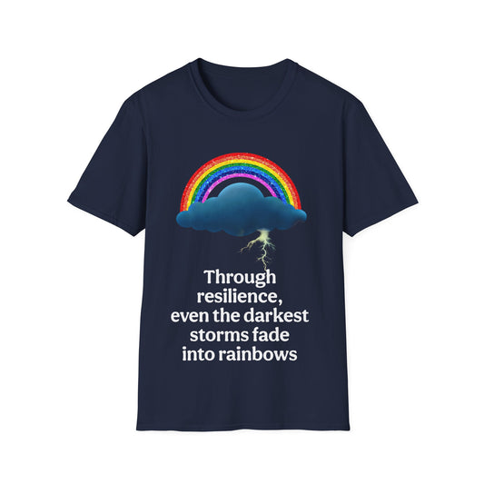 Rainbow Cloud Collection T-Shirts – Mental Health Awareness & Hope-Inspired Tees
