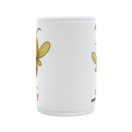 Nelly Anxiety awareness mosquito design front stubby holder – Mental Health Musings
