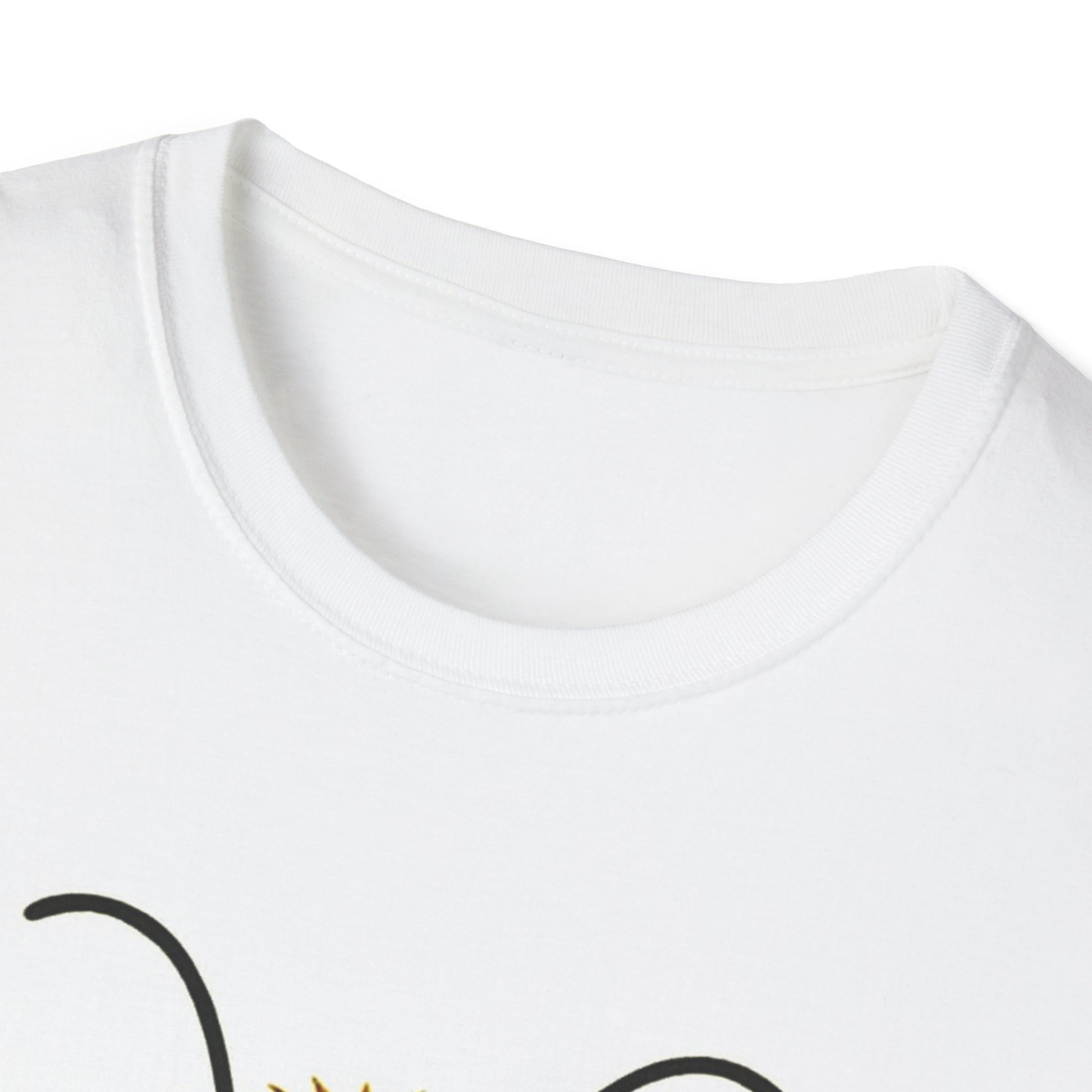 Nelly Anxiety awareness character design neckline T-shirt - Mental Health Musings collection