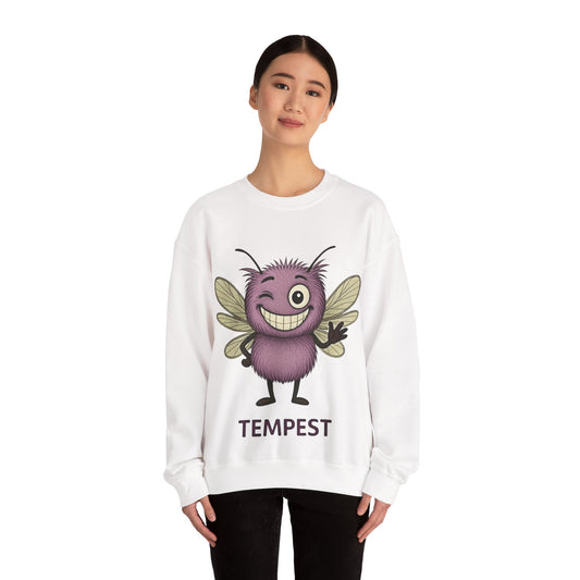 Tempest Borderline Personality Disorder awareness design model mockup jumper – Storm Mosquitos Apparel - model wearing