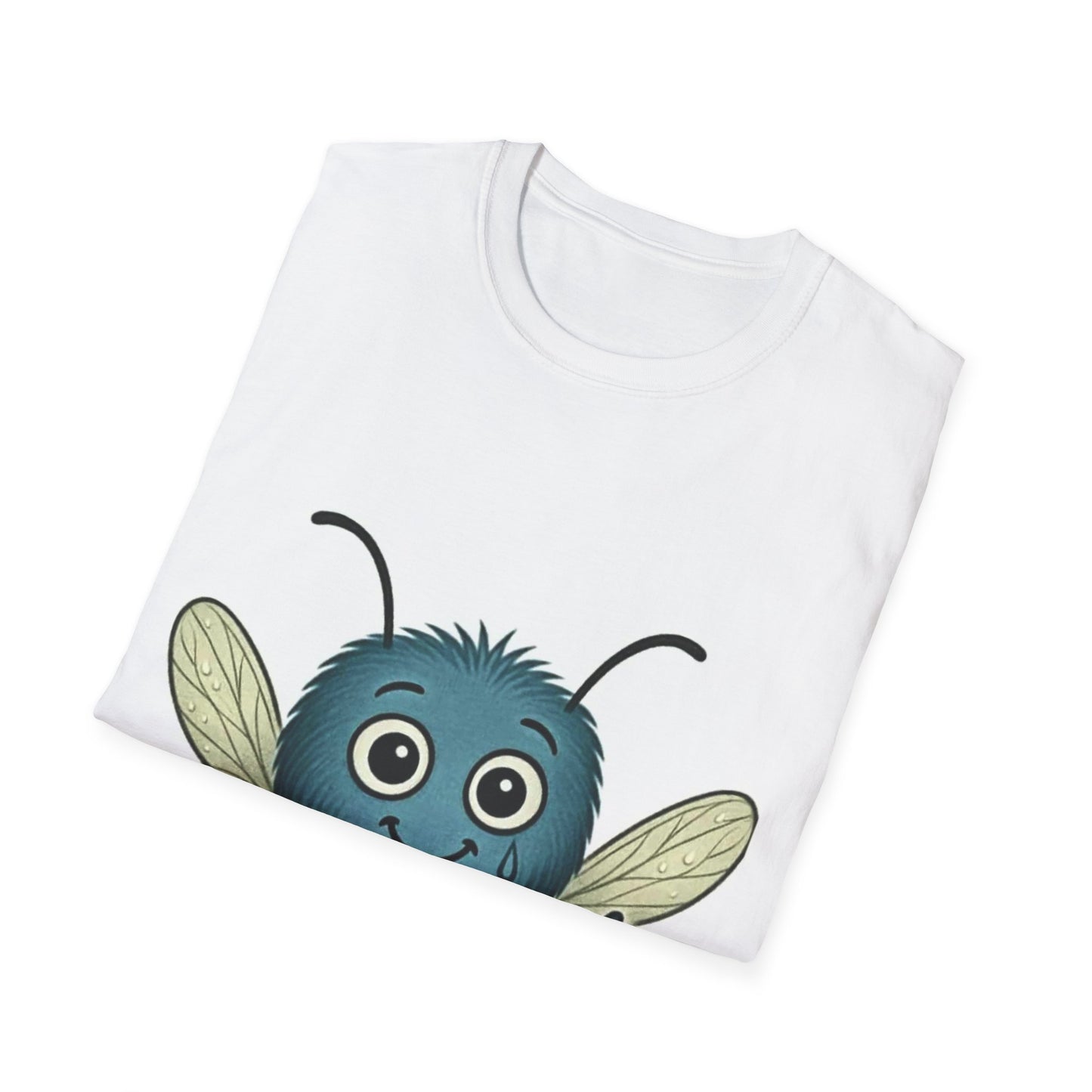 Stormy Depression awareness mosquito design flat lay T-shirt – Mental Health Musings collection