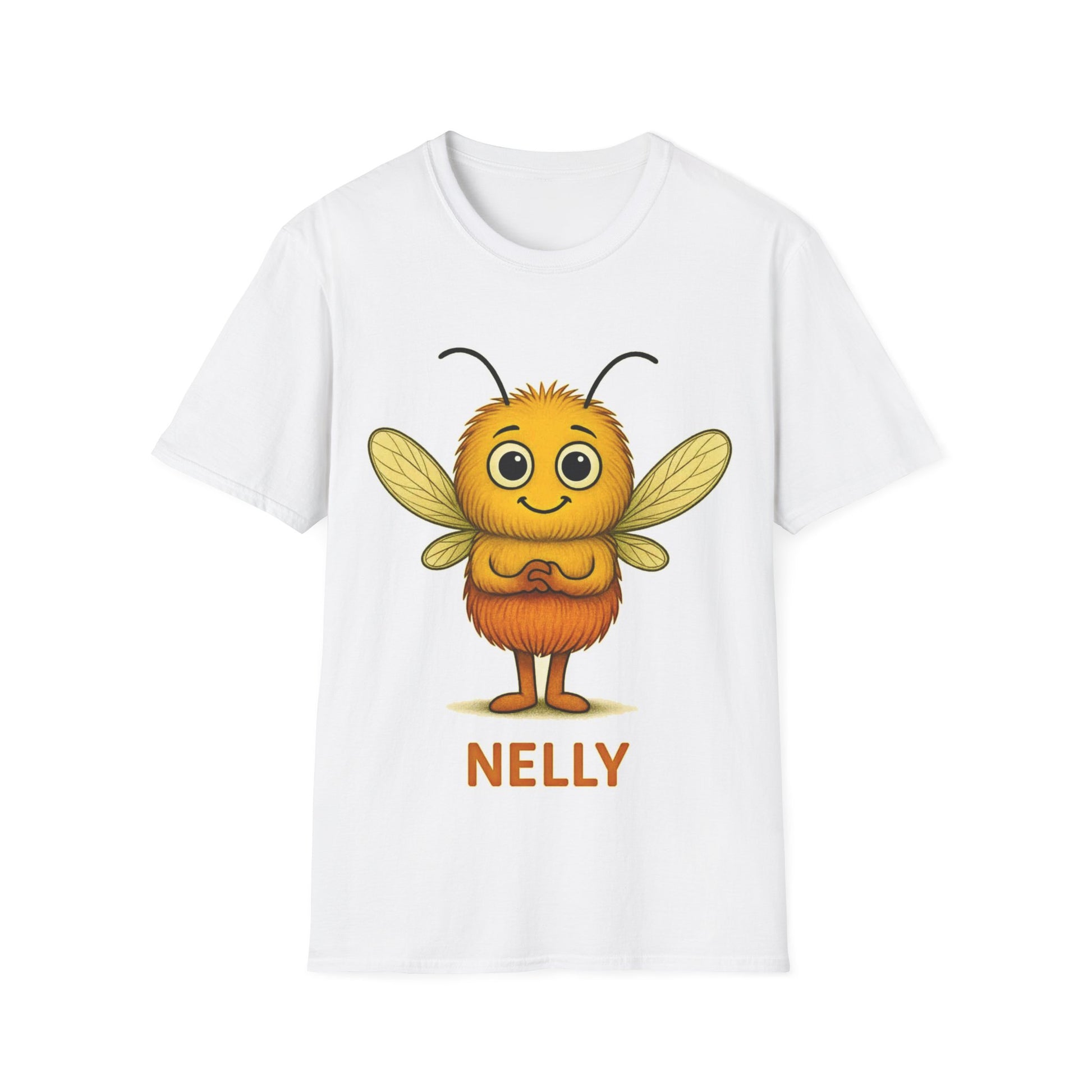 Nelly Anxiety awareness character design front T-shirt – Mental Health Musings collection
