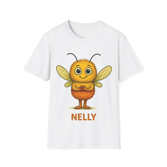 Nelly Anxiety awareness character design front T-shirt – Mental Health Musings collection
