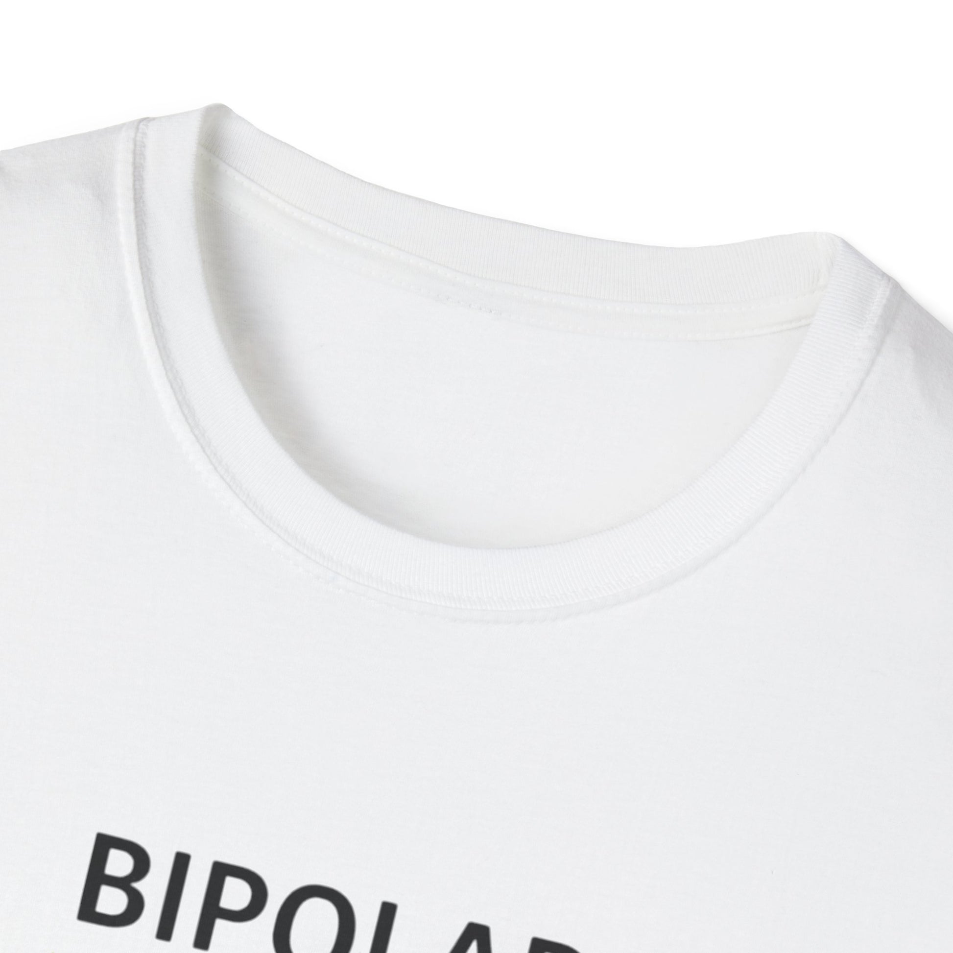 Jay Bipolar awareness mosquito character neckline T-shirt – Mental Health Musings collection