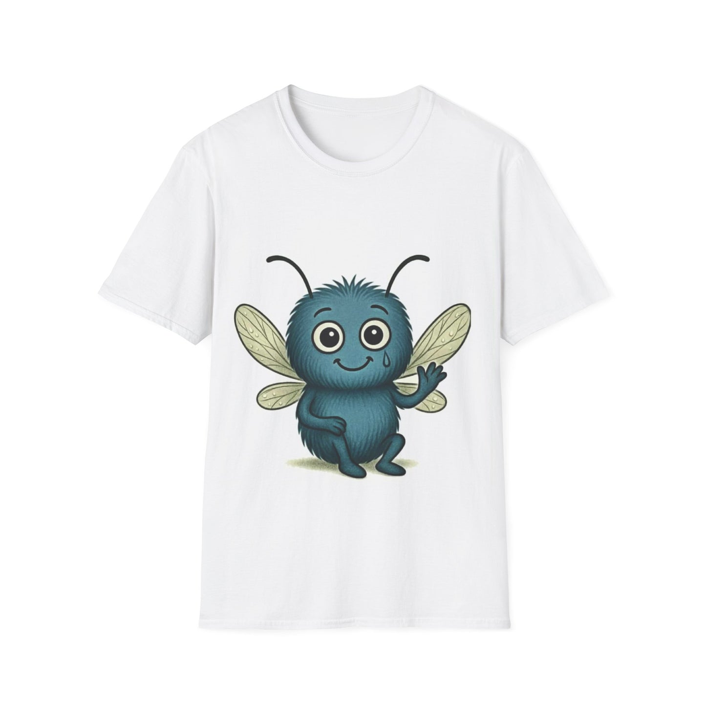 Stormy Depression awareness mosquito design front T-shirt – Mental Health Musings collection