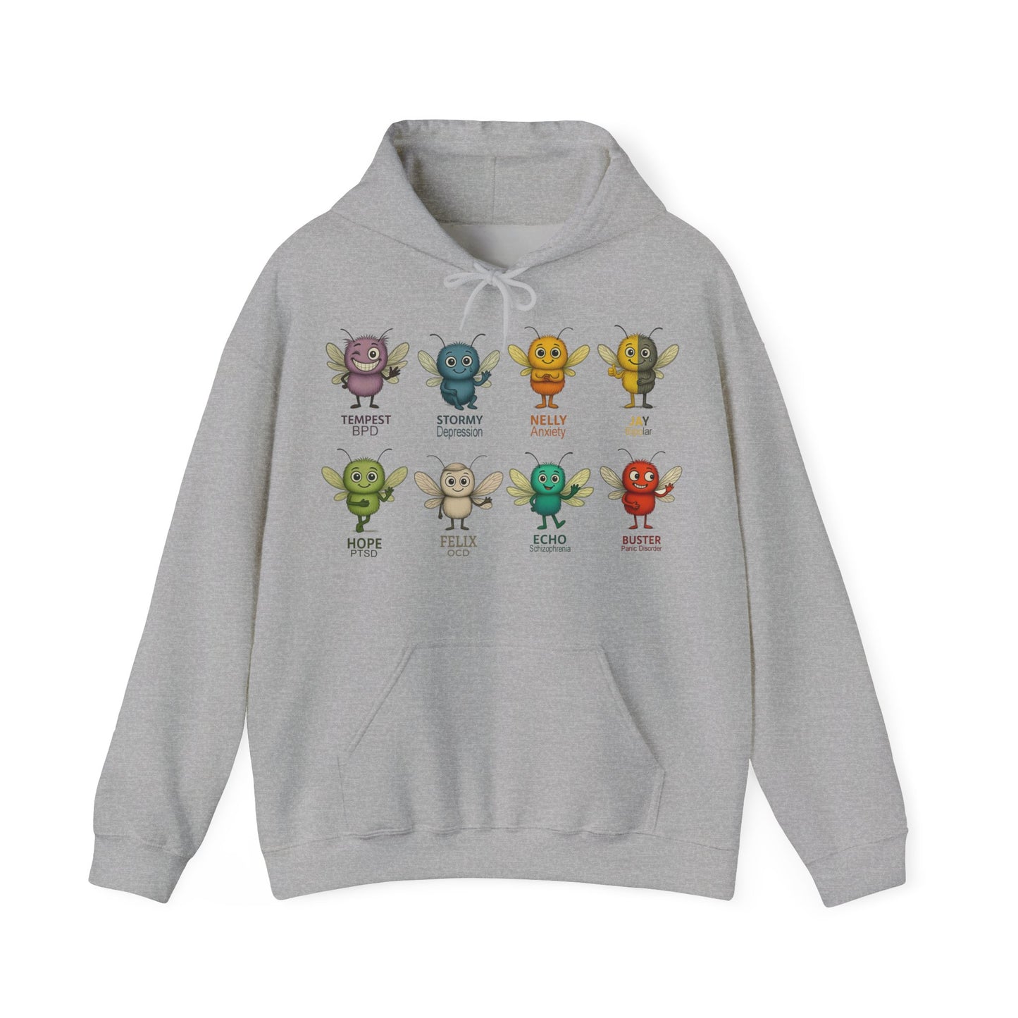 Storm Mosquitos - Hoodie - Storm Mosquitos Apparel Collection | All Characters Together