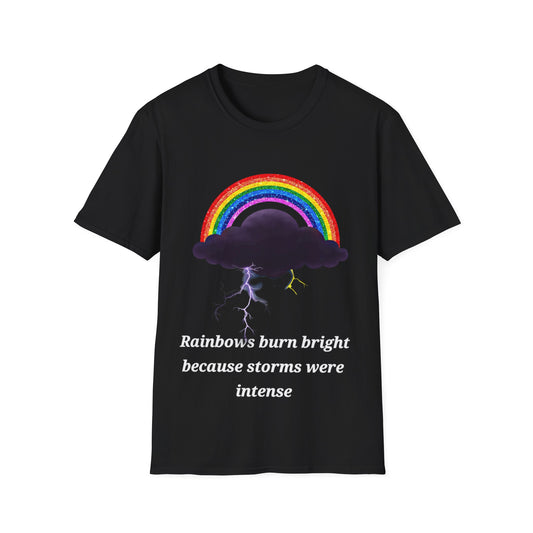 Rainbow Cloud Collection T-Shirts – Mental Health Awareness & Hope-Inspired Tees