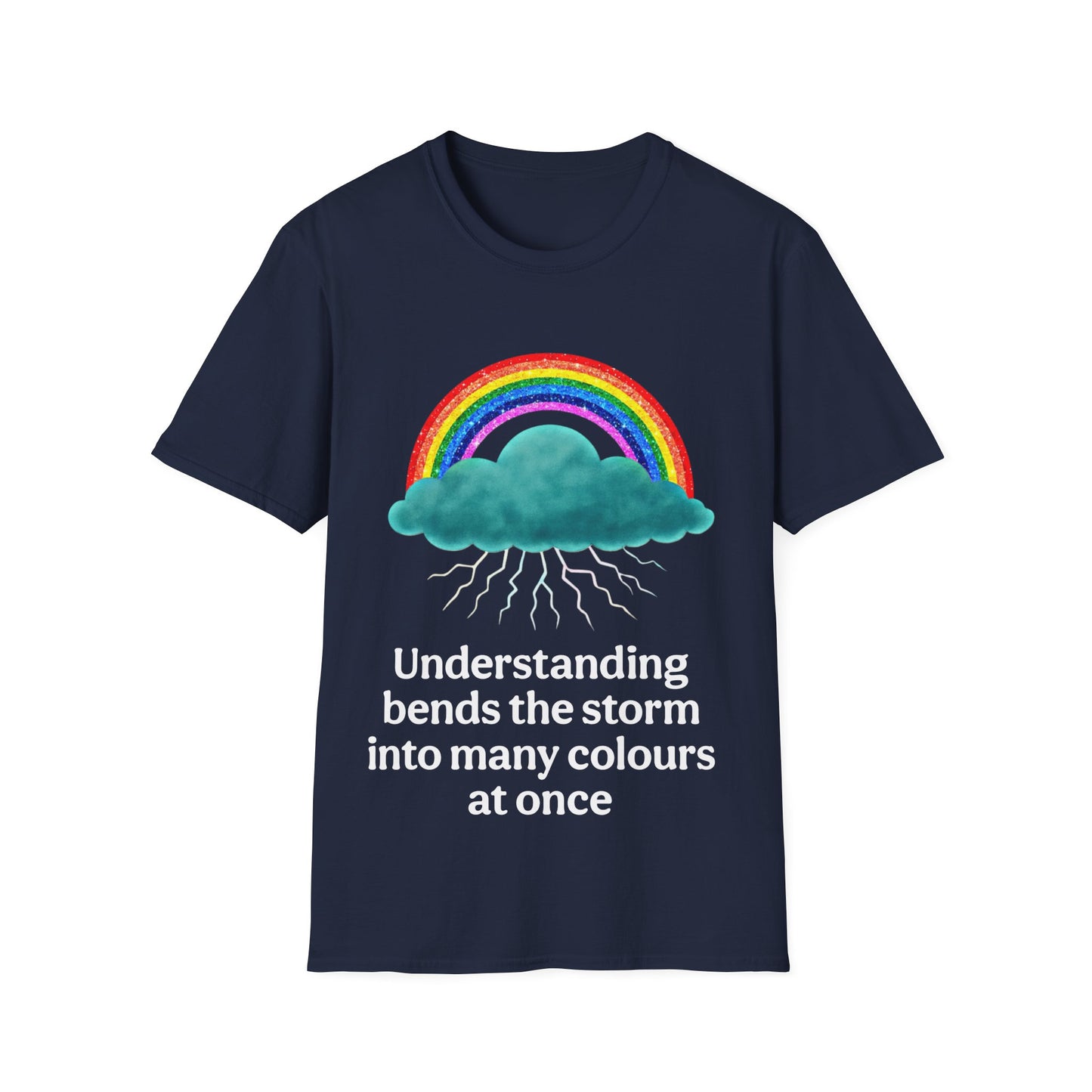 Rainbow Cloud Collection T-Shirts – Mental Health Awareness & Hope-Inspired Tees