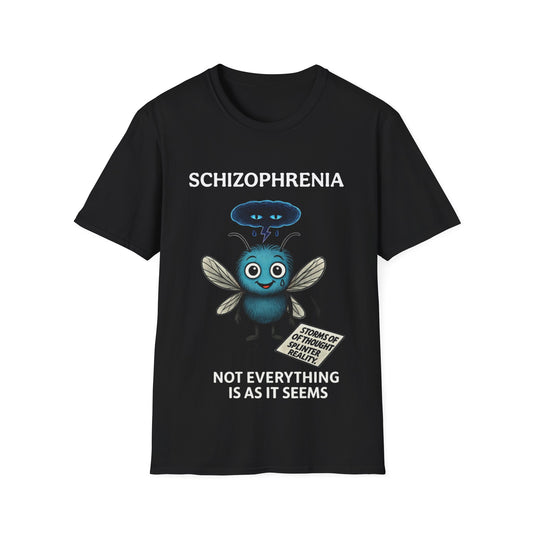 Schizophrenia Awareness T-Shirt – Not Everything Is As It Seems | Mental Health Support Tee