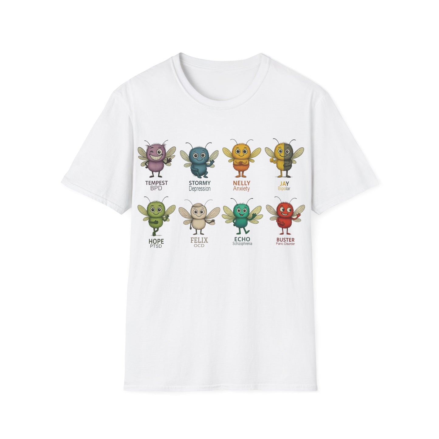 Storm Mosquitos T-Shirt | Group Character Design
