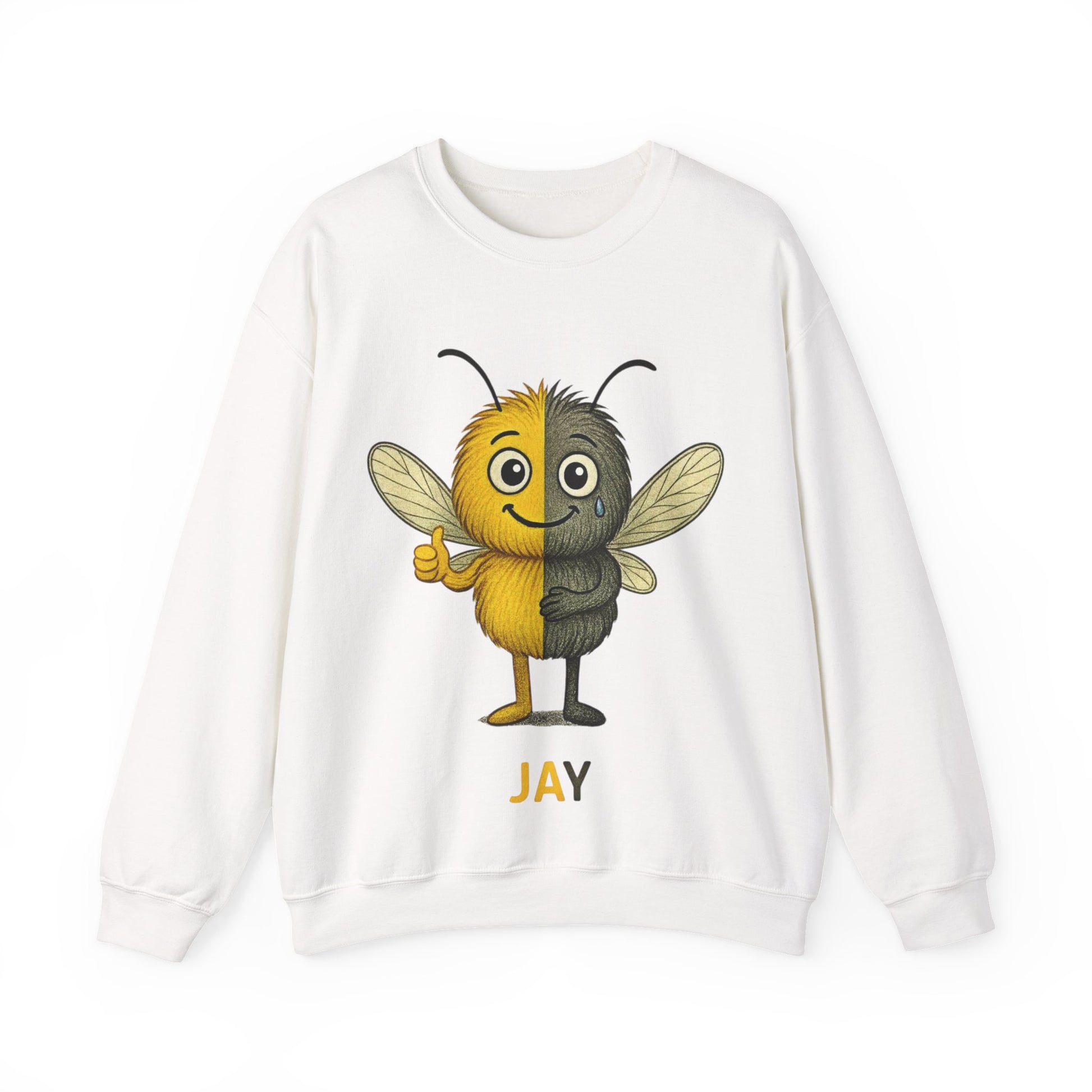 Jay Bipolar awareness character design front jumper – Mental Health Musings merch