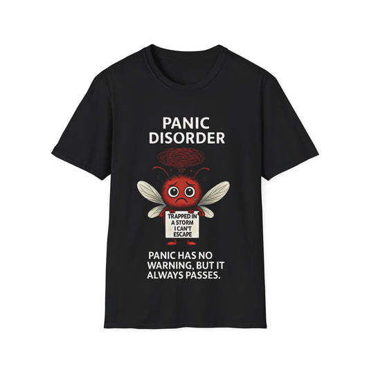 Panic Disorder Awareness T-Shirt – Trapped in a Storm I Can’t Escape | Mental Health Support Tee