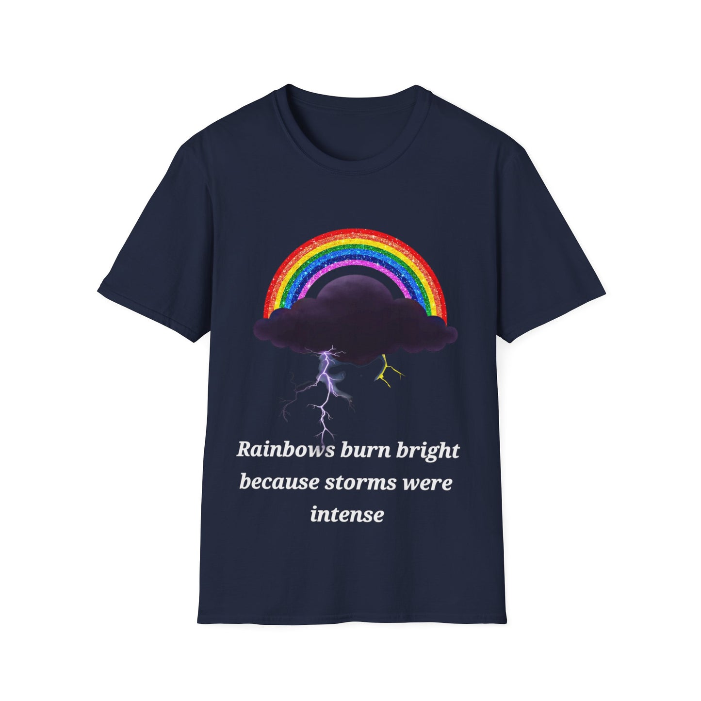Rainbow Cloud Collection T-Shirts – Mental Health Awareness & Hope-Inspired Tees