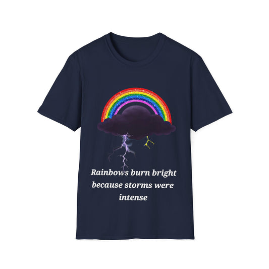 Rainbow Cloud Collection T-Shirts – Mental Health Awareness & Hope-Inspired Tees