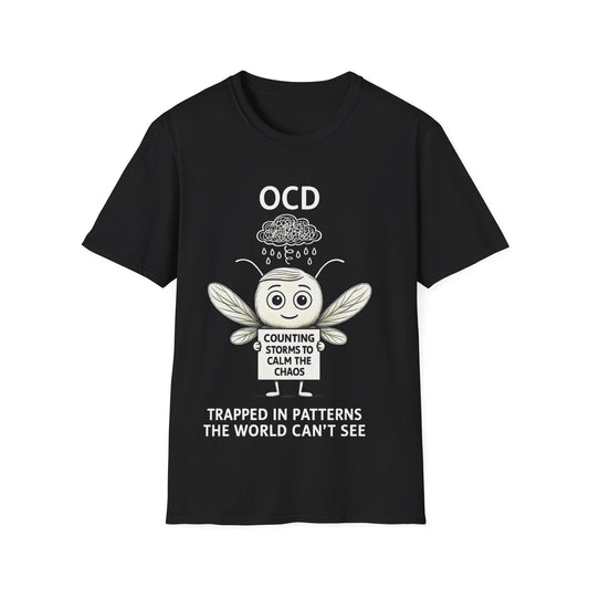 OCD Awareness T-Shirt – Counting Storms to Calm the Chaos | Mental Health Support Tee