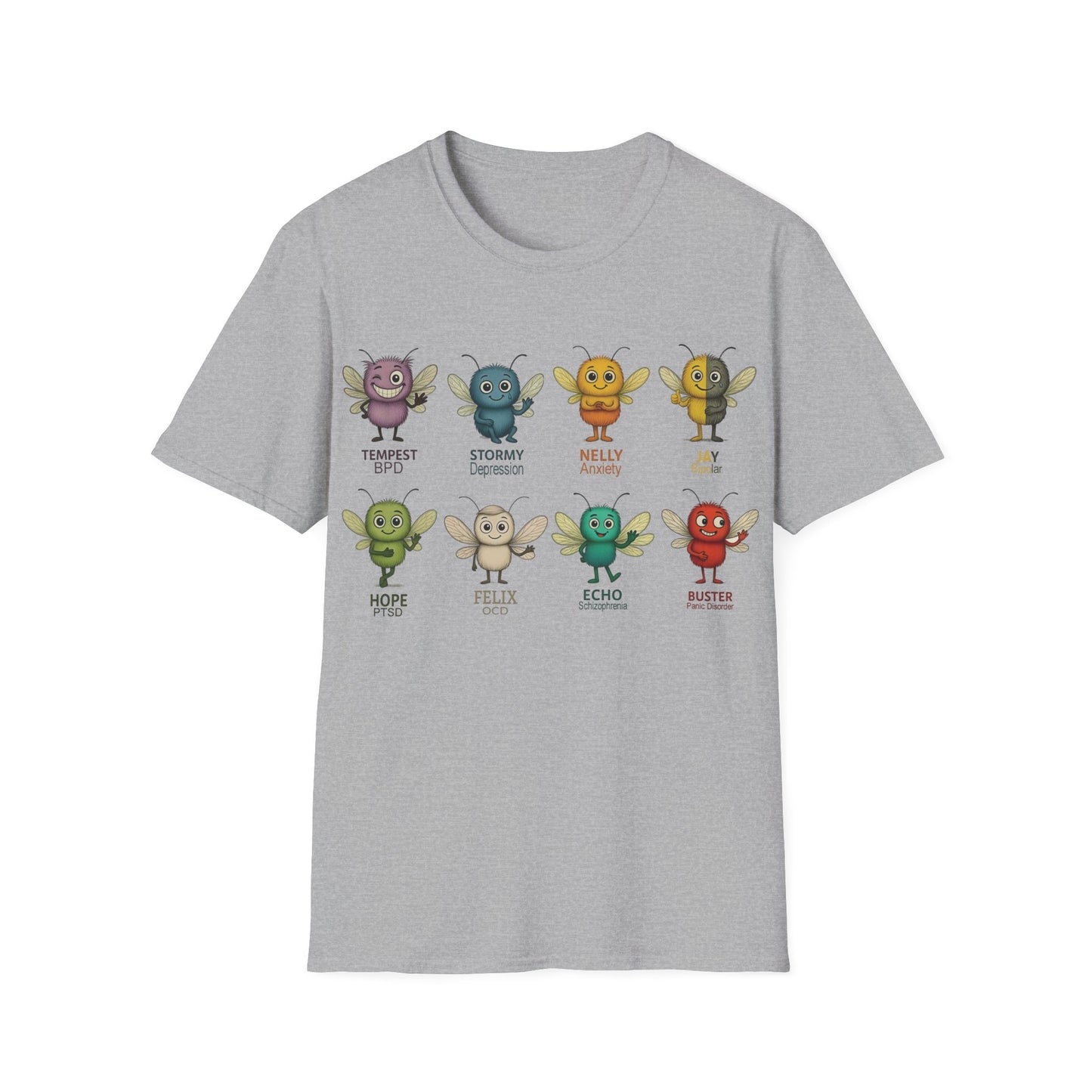 Storm Mosquitos T-Shirt | Group Character Design