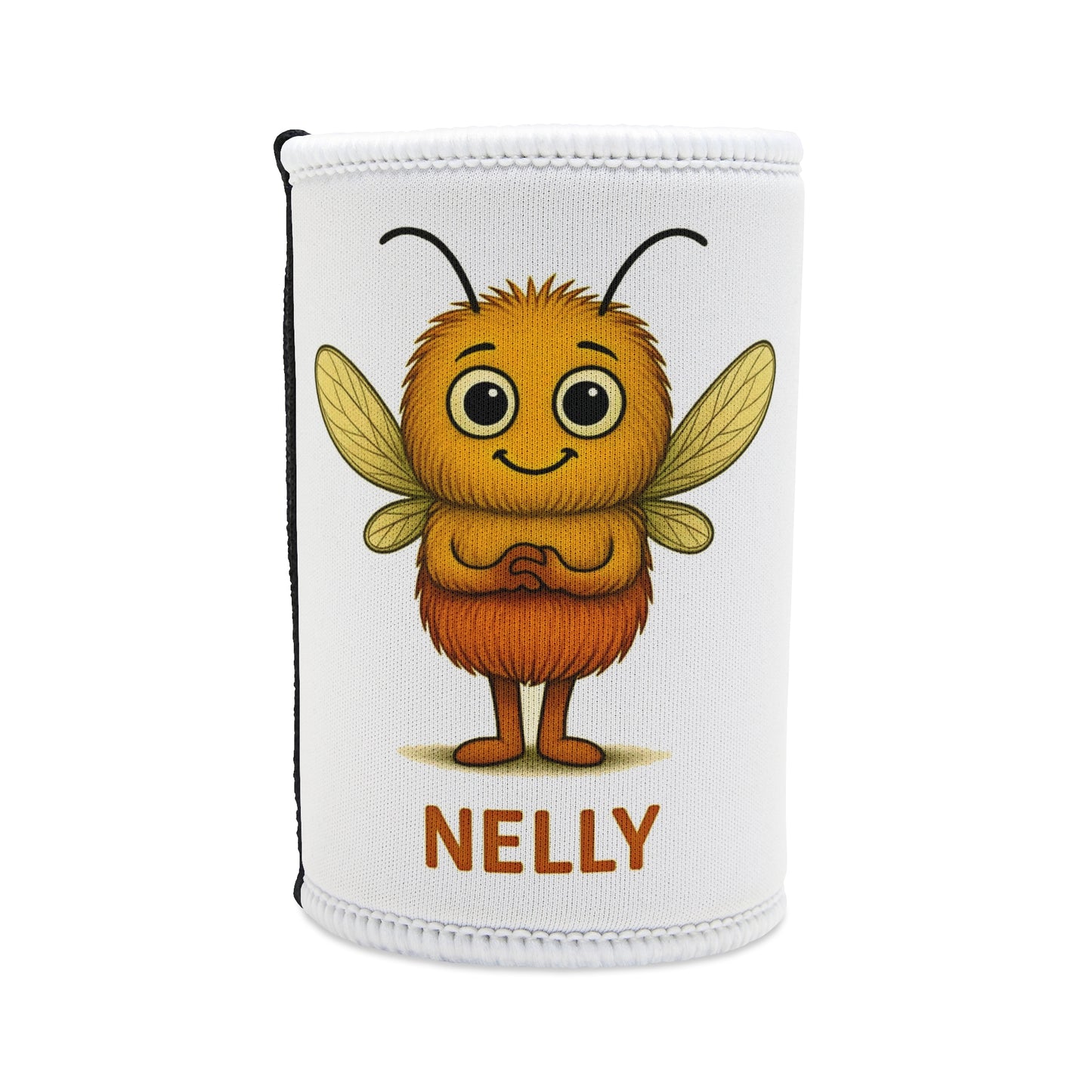 Nelly Anxiety awareness mosquito design side stubby holder – Mental Health Musings