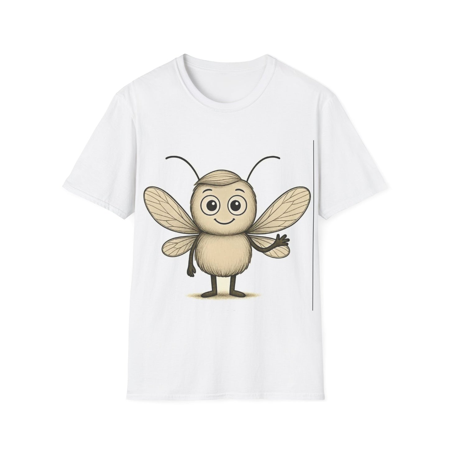 Felix OCD awareness cartoon mosquito design front T-shirt – Mental Health Musings collection