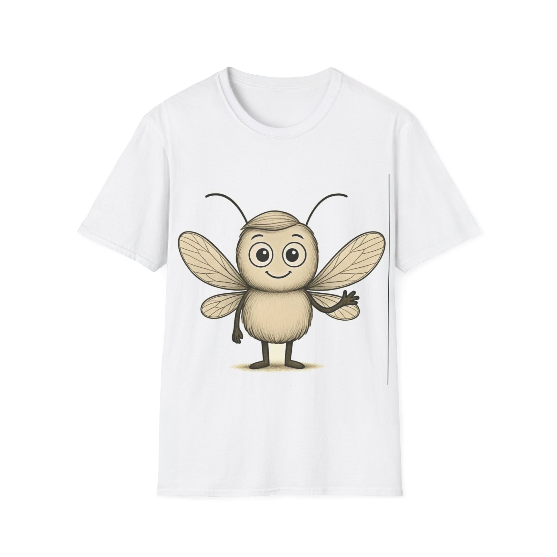 Felix OCD awareness cartoon mosquito design front T-shirt – Mental Health Musings collection