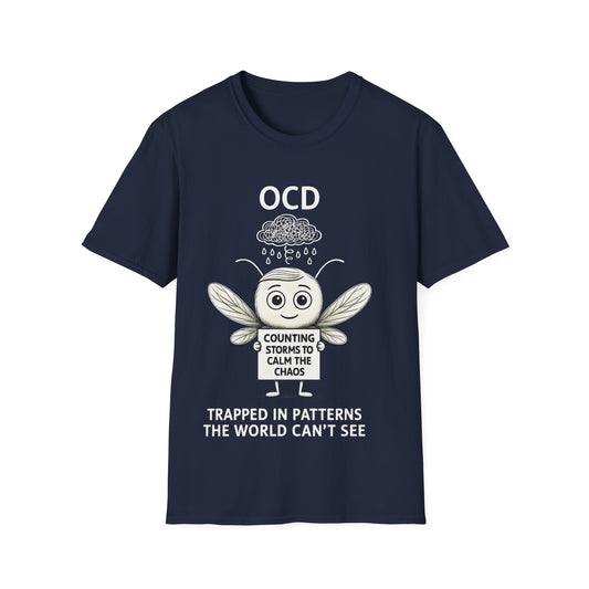 OCD Awareness T-Shirt – Counting Storms to Calm the Chaos | Mental Health Support Tee