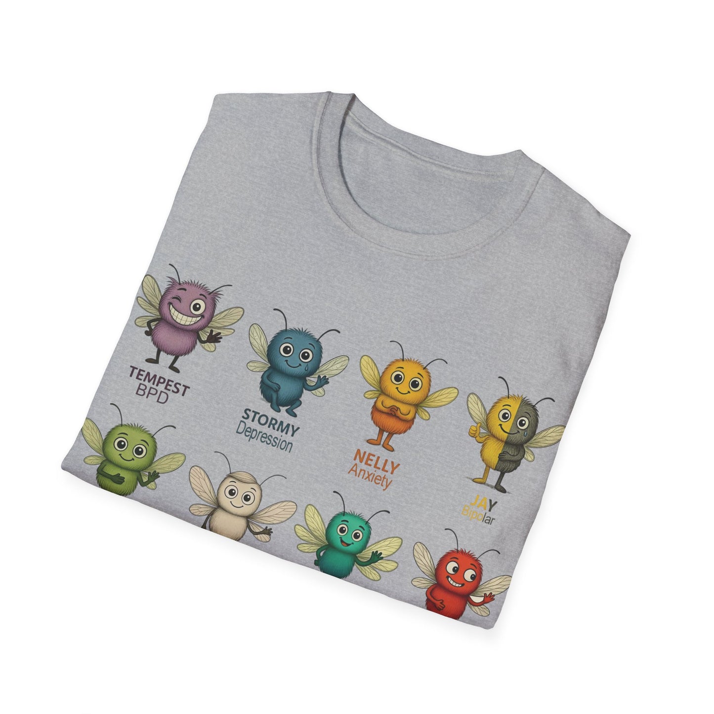 Storm Mosquitos T-Shirt | Group Character Design