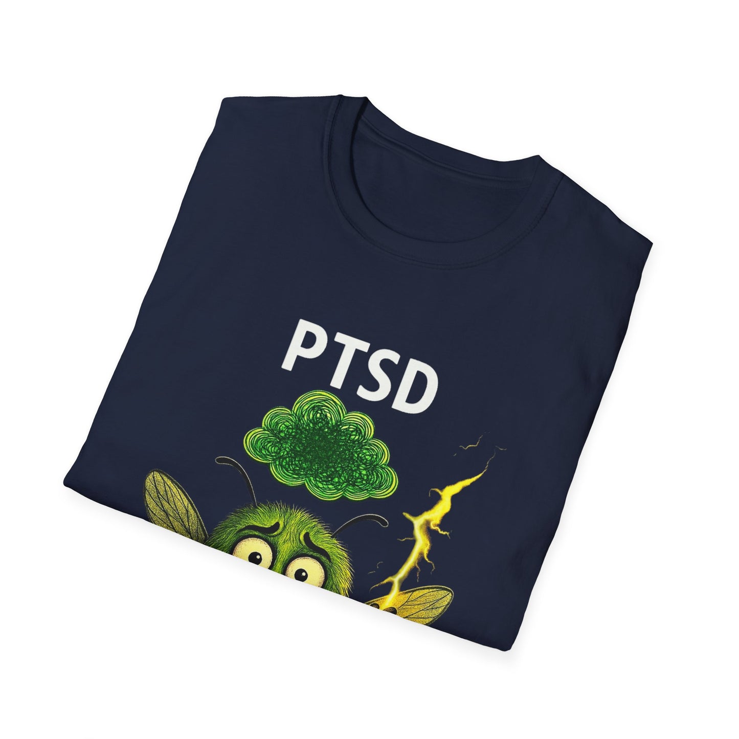 PTSD Awareness T-Shirt – Haunted by Storms That Passed | Mental Health Support Tee