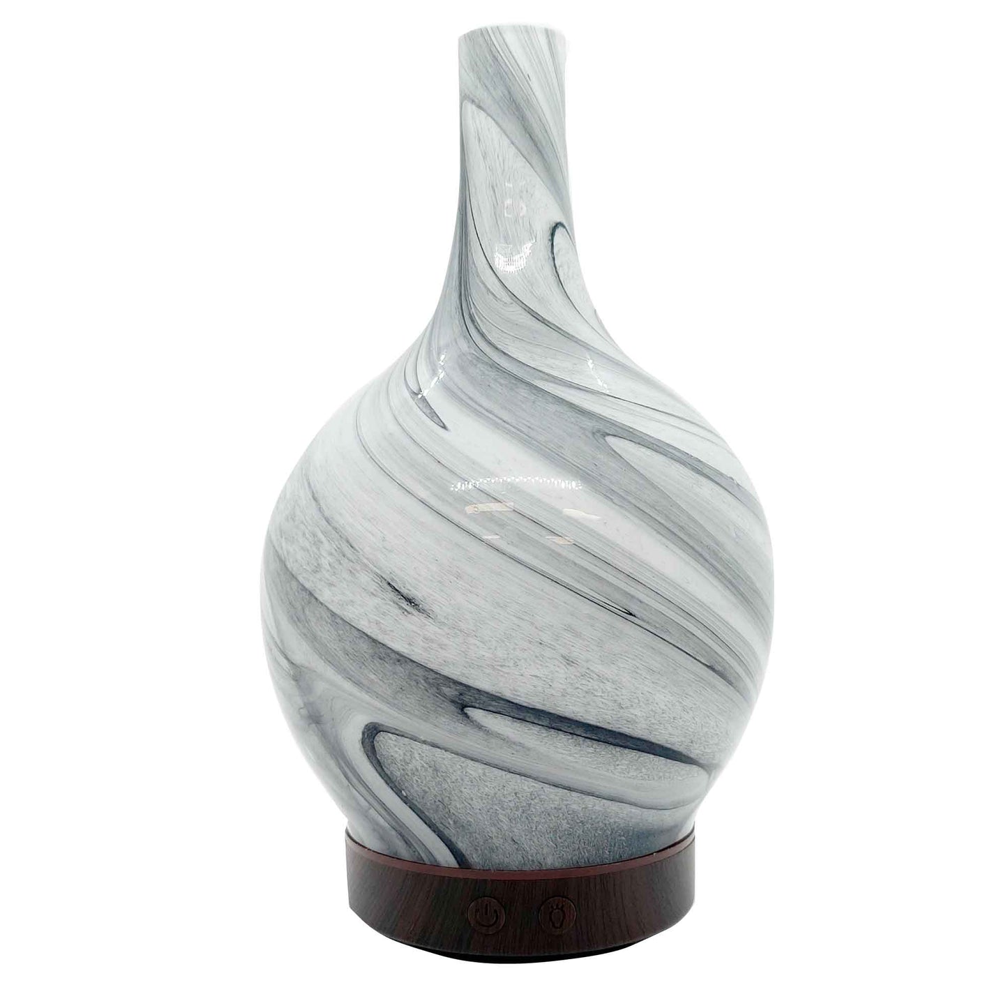 Wind-Down Humidifier & Essential Oil Aroma Diffuser - 100ml Glass Marble Aromatherapy Mist