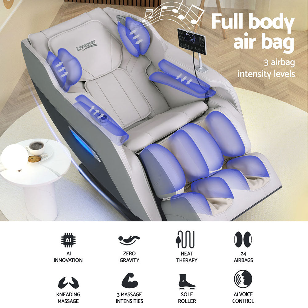Wind-Down Livemor Massage Chair Electric Recliner Home Massager Brisa